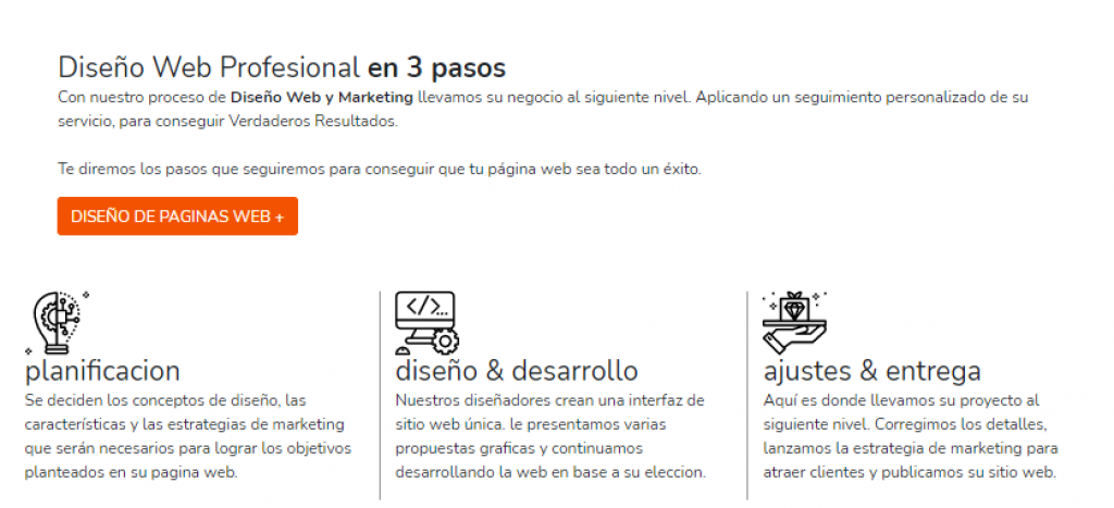 diseño web profesional