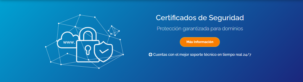 Certificados de seguridad en la pagina de venezuela hosting